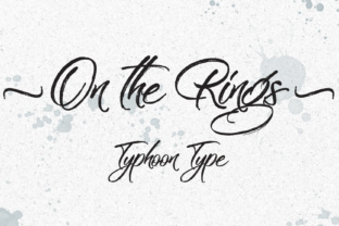 On the Rings: A Bold, Elegant Display Font